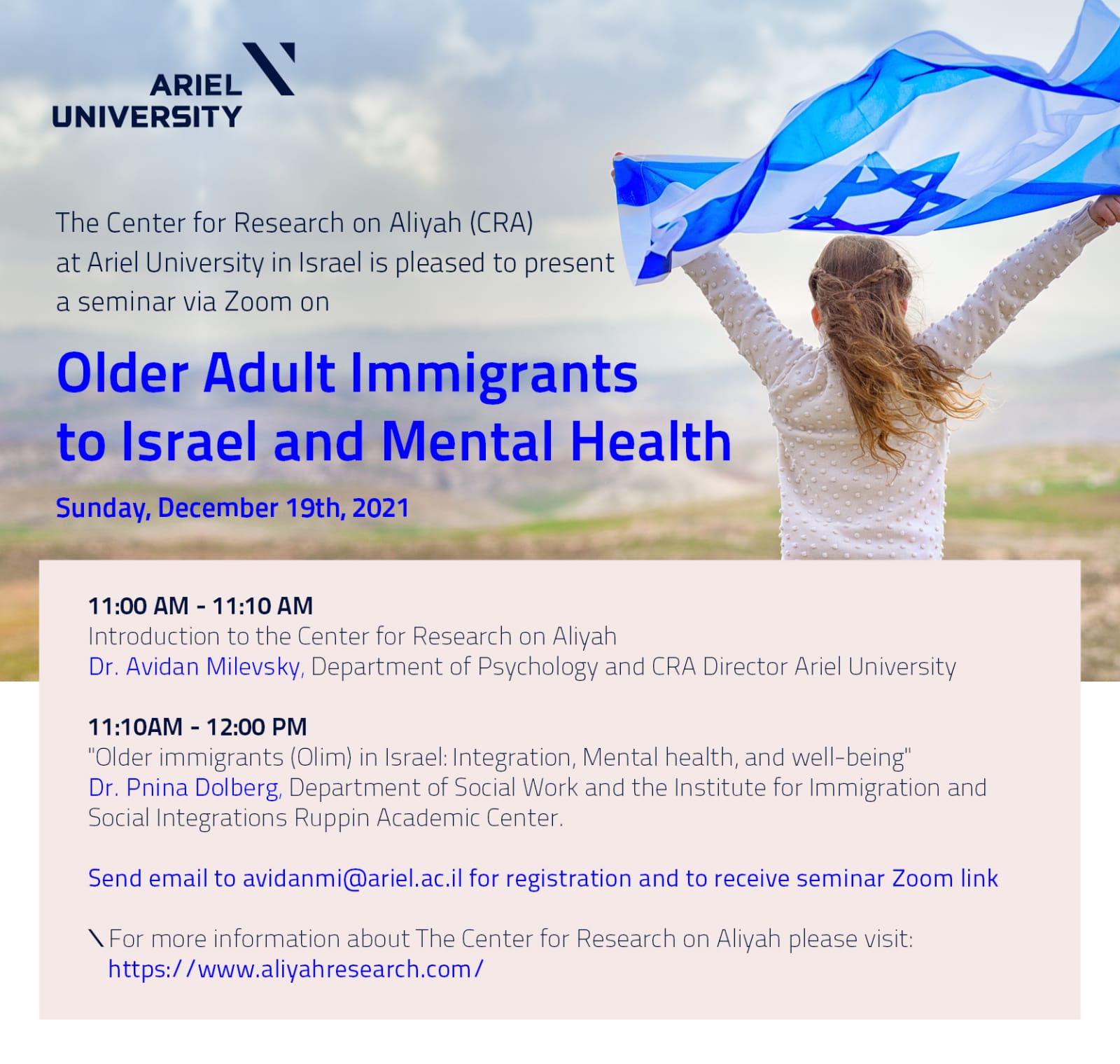 Older Adult Immigrants Mental Health seminar